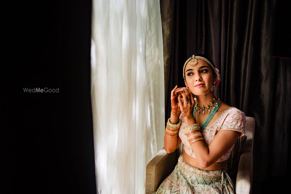 Photo of Getting ready shot of a bride.