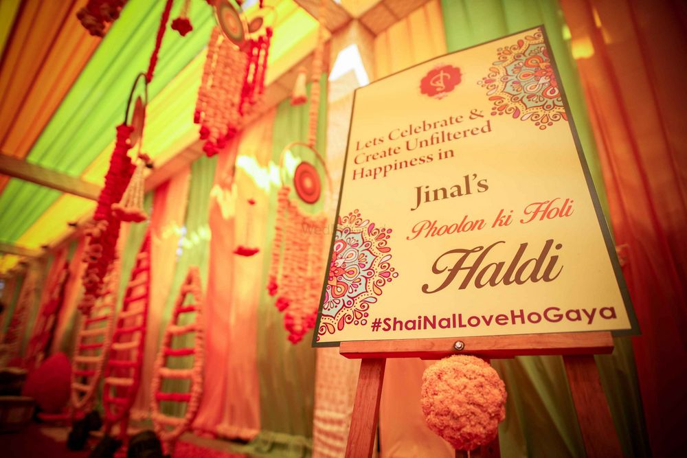 Photo From Jinal & Shaishav - Phoolo Ki Holi (Haldi) - By Prasang Events and Entertainment