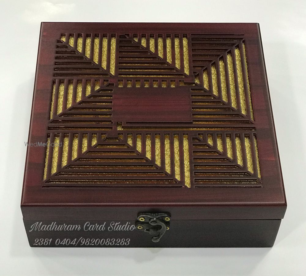 Photo From Wooden boxes  - By Madhuram Card Studio