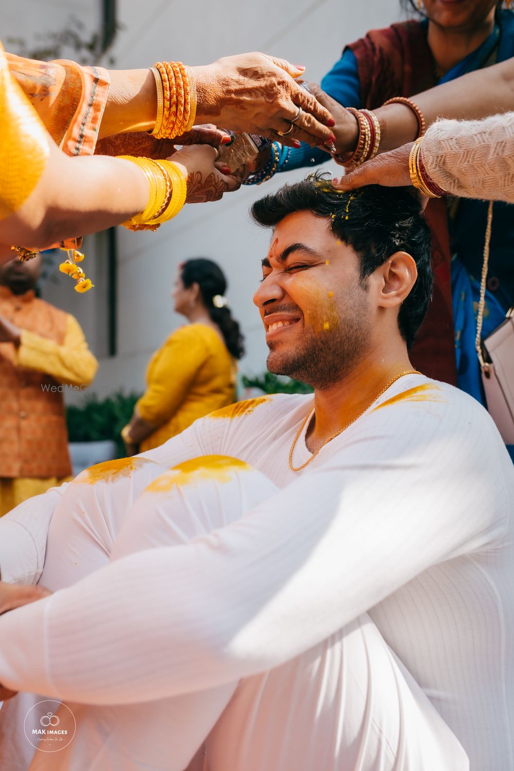 Photo From Neha + Anubhav Haldi - By Mak Images (Artistic Wedding Photography)