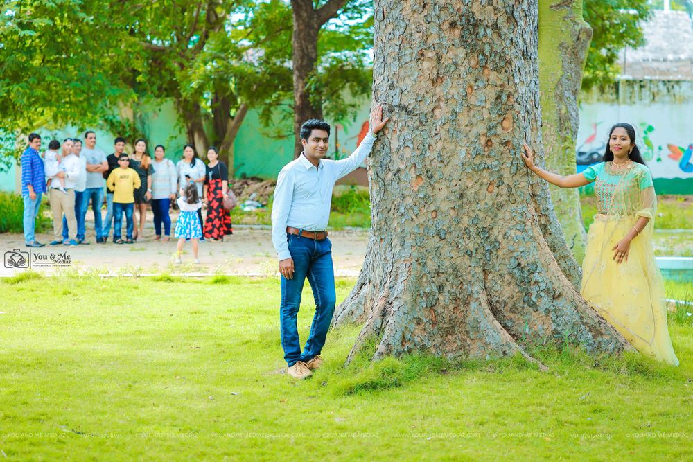 Photo From Nivetha With Chowdhary  Post-Wedding outdoor shot - By You and Me Mediaz