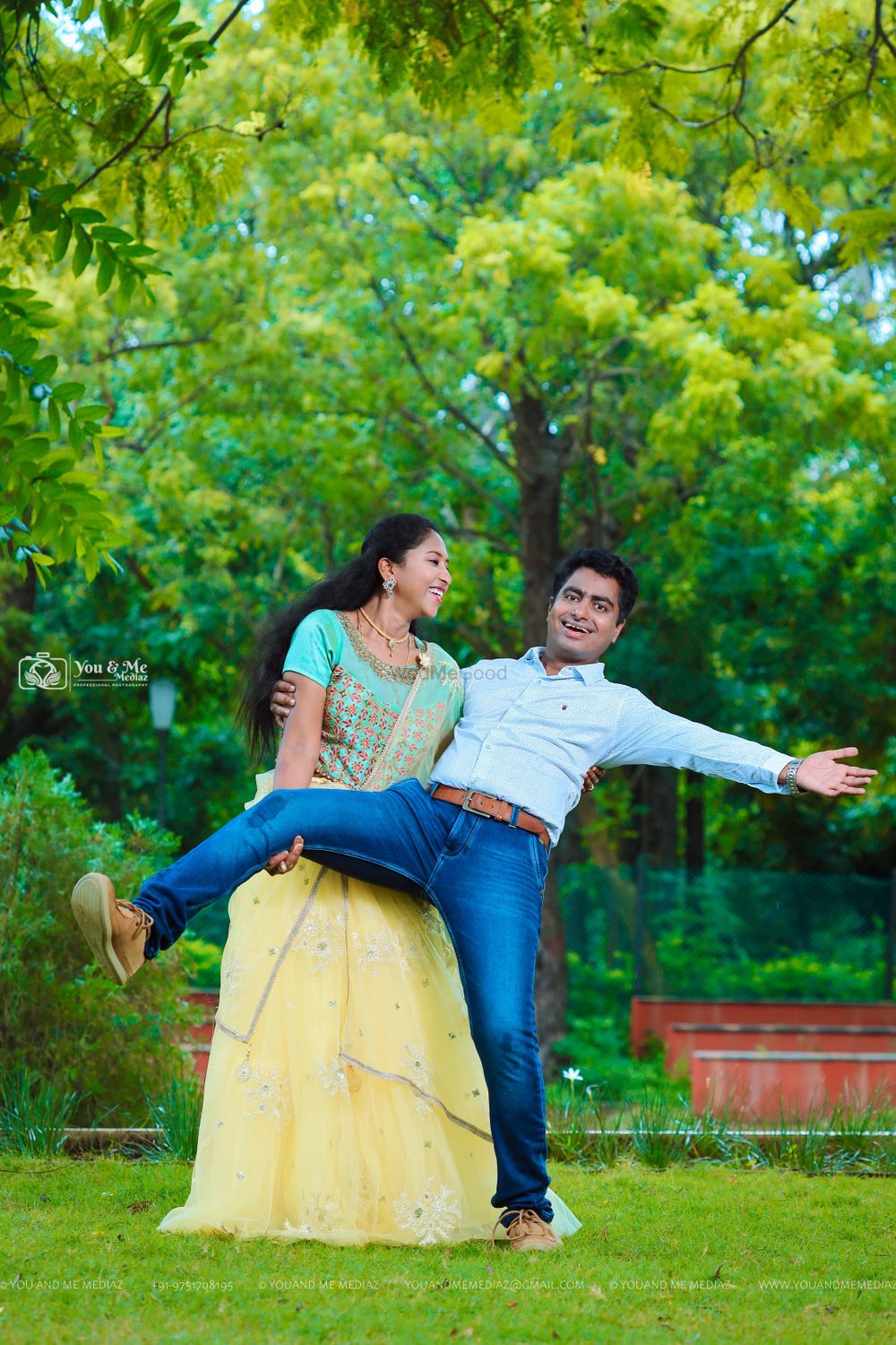 Photo From Nivetha With Chowdhary  Post-Wedding outdoor shot - By You and Me Mediaz