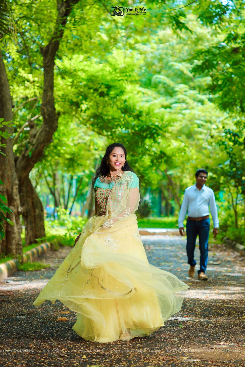 Photo From Nivetha With Chowdhary  Post-Wedding outdoor shot - By You and Me Mediaz