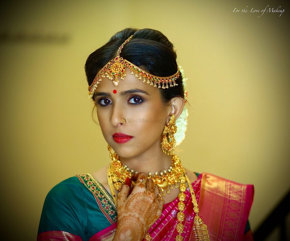 Photo From Sharanya’s South Indian Wedding  - By For the Love of Makeup By Pragna