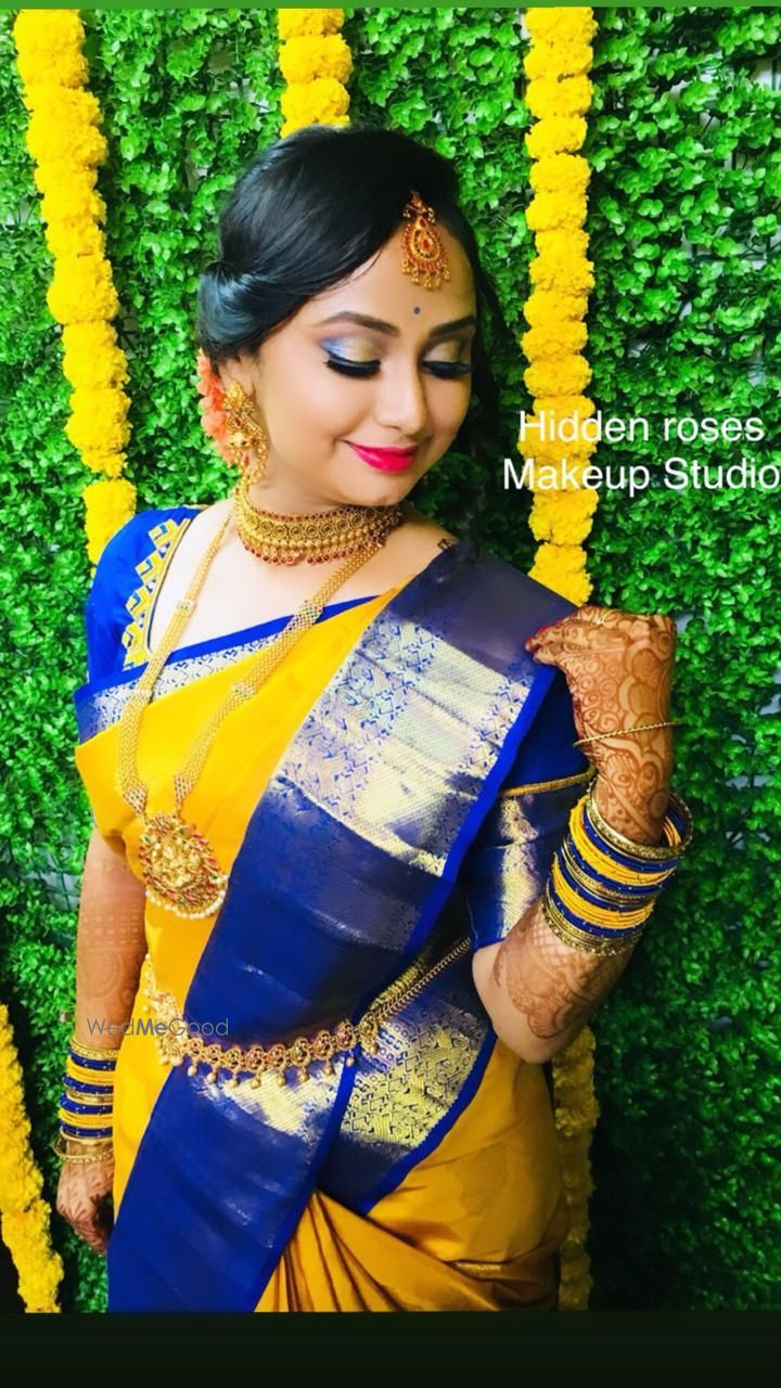 Photo From Teju Bride of Shivamoga - By Hidden Roses Makeup Studio