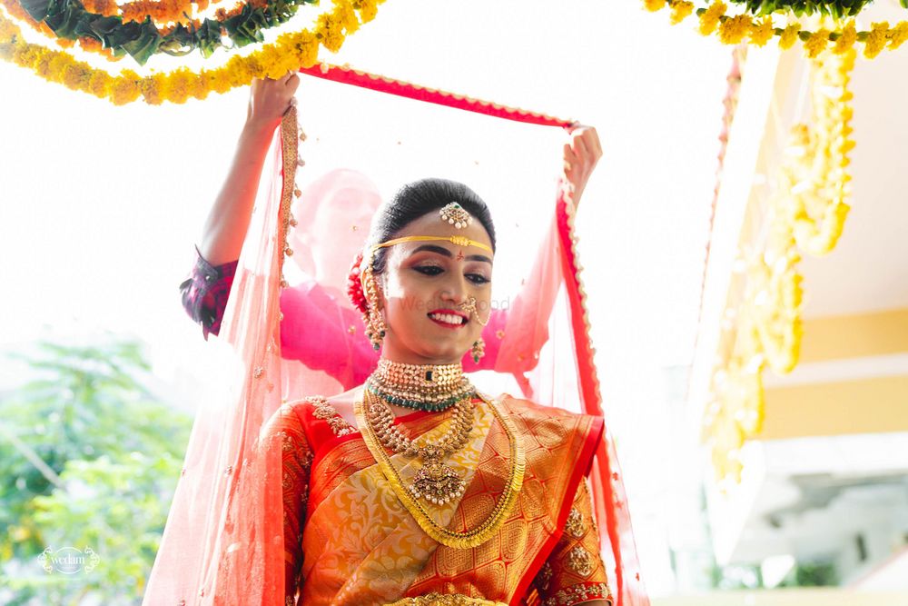 Photo of The bride getting ready for her muhuruthum