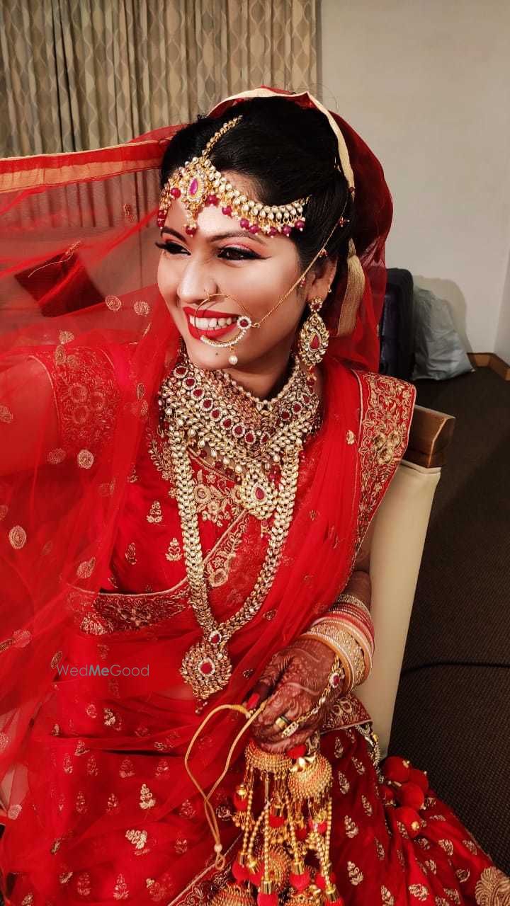 Photo From Pooja Wedding Glimps - By Hidden Roses Makeup Studio