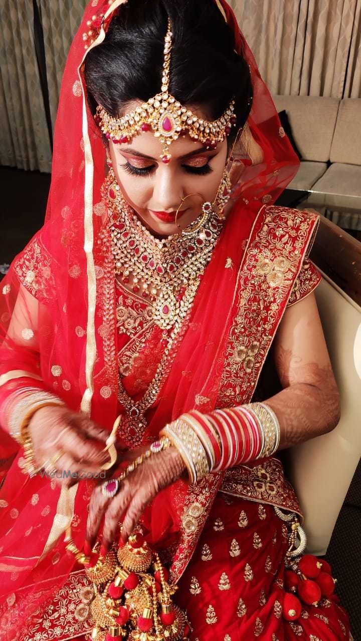 Photo From Pooja Wedding Glimps - By Hidden Roses Makeup Studio