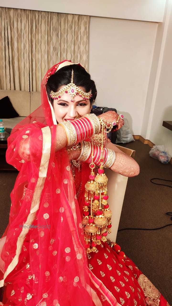 Photo From Pooja Wedding Glimps - By Hidden Roses Makeup Studio