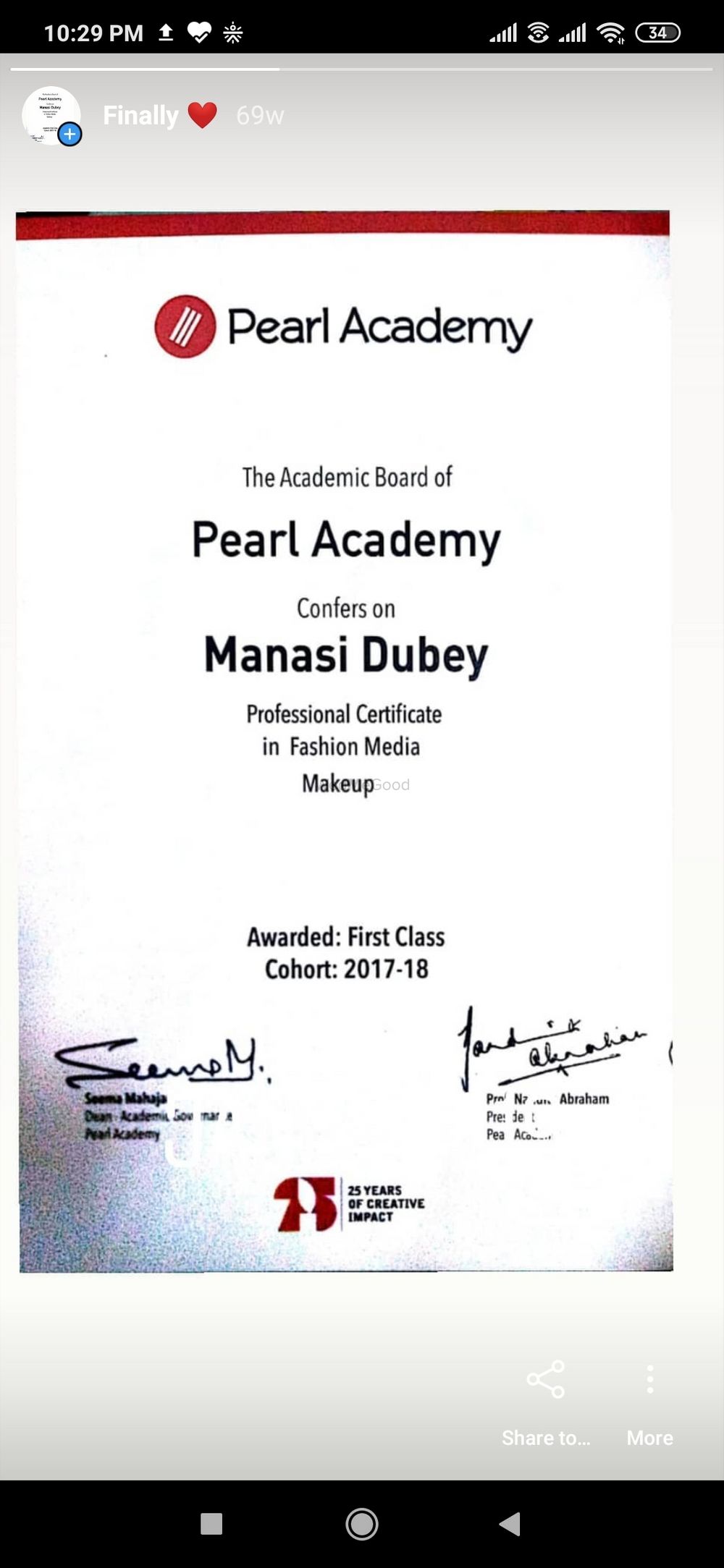 Photo From Pearl academy Mumbai - By Manasi Makeup