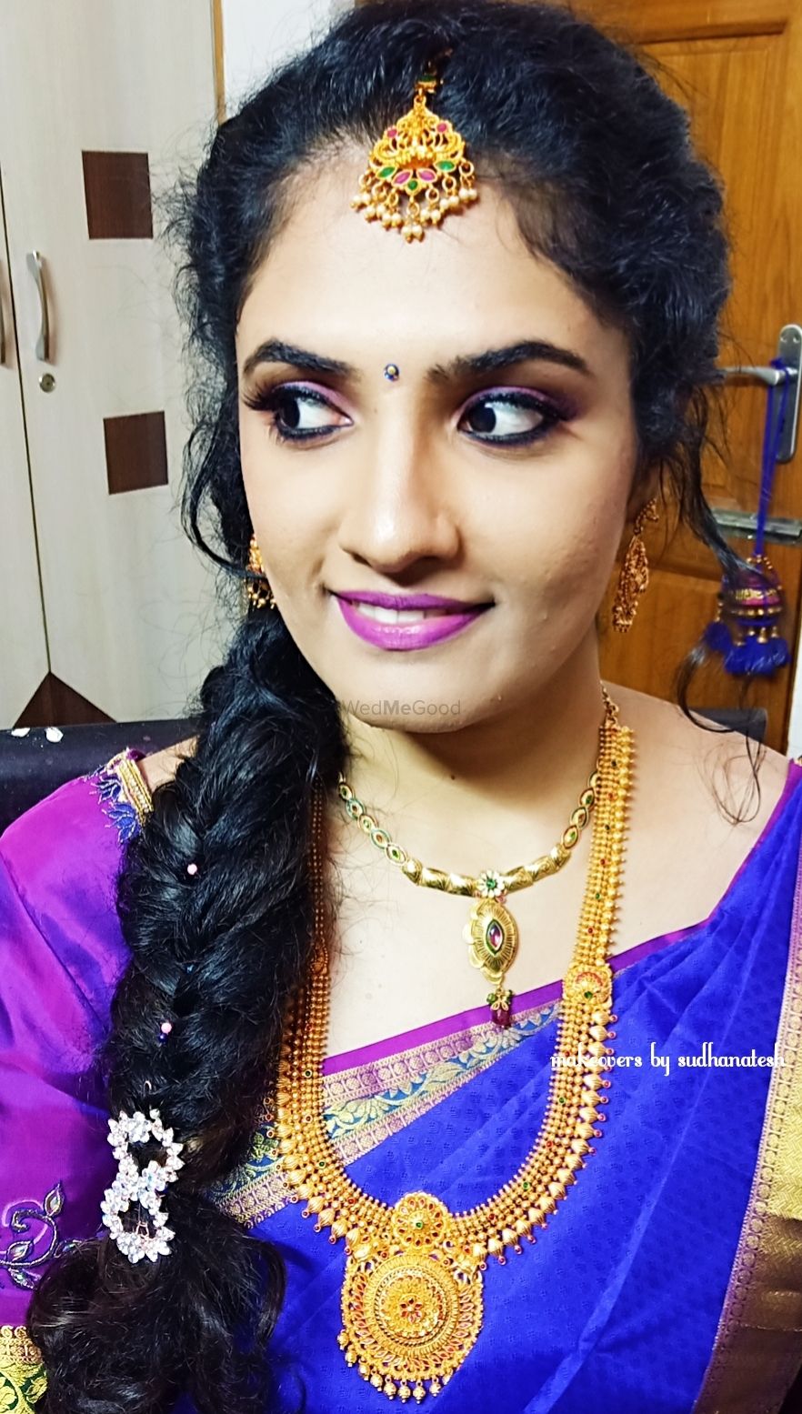 Photo From Ishwarya's engagement look - By Makeovers by Sudhanatesh