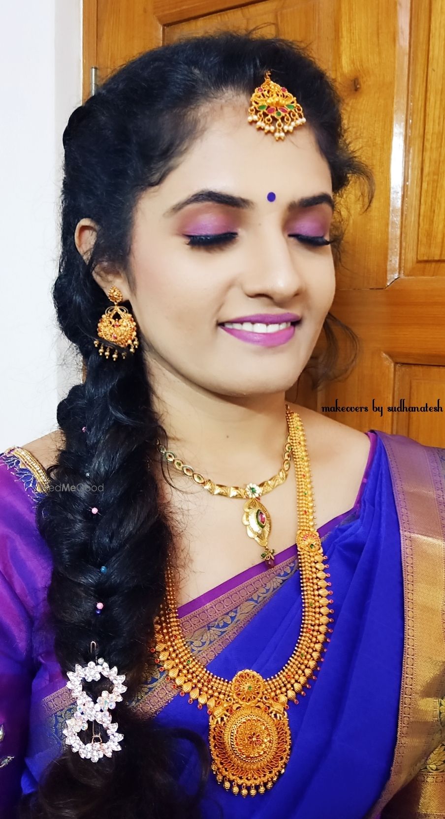 Photo From Ishwarya's engagement look - By Makeovers by Sudhanatesh