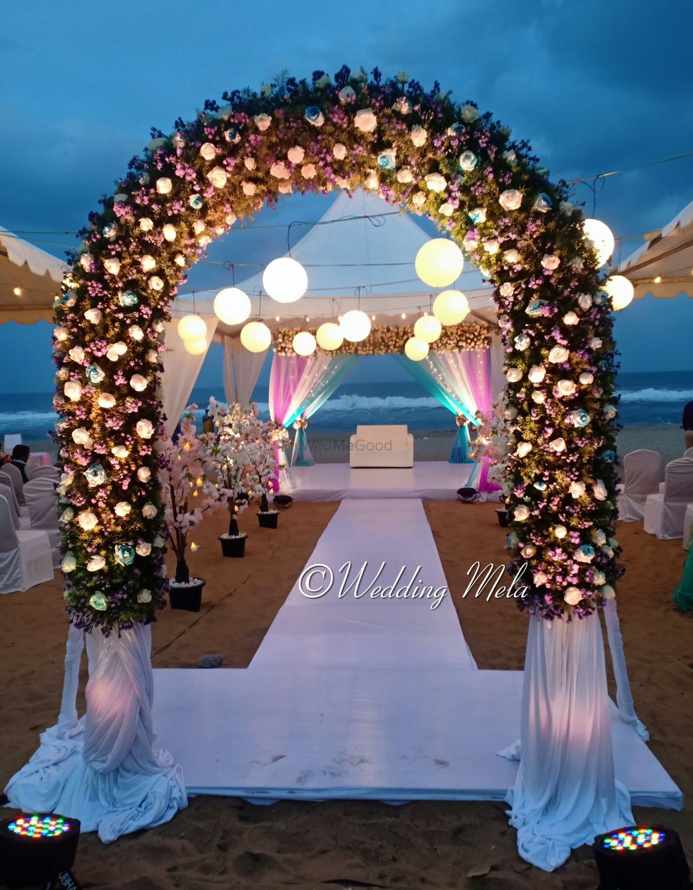 Photo From A Beautifully Lit Beach Wedding - By Wedding Mela