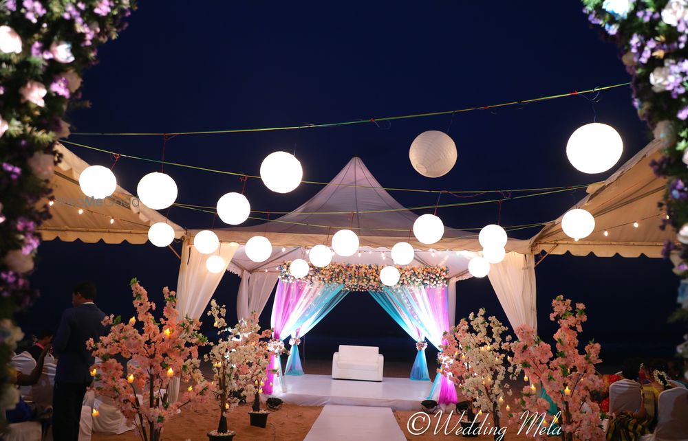 Photo From A Beautifully Lit Beach Wedding - By Wedding Mela