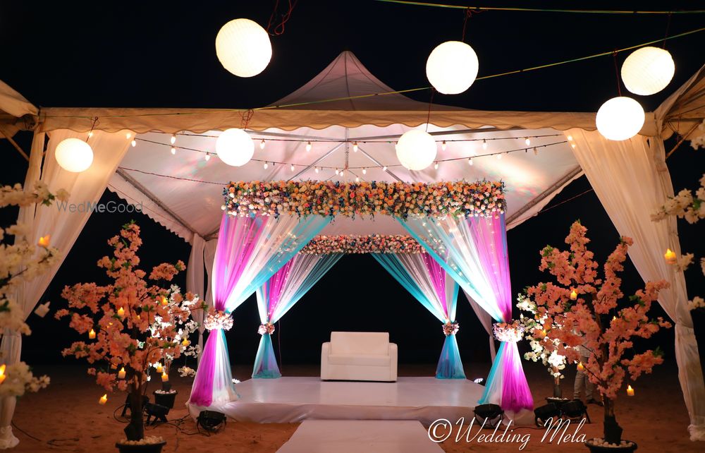 Photo From A Beautifully Lit Beach Wedding - By Wedding Mela