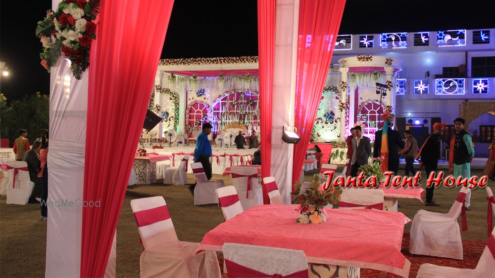 Photo From Wdding | Pink White Theme | Shagun Palace - By Janta Tent House