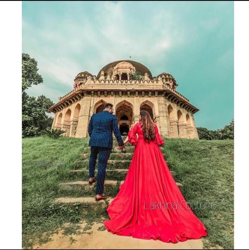 Photo From Pre Wedding Shoot Gown - Red - By Lakhina Couture