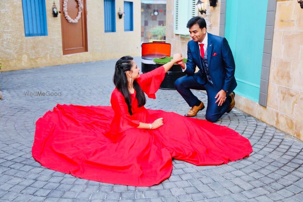 Photo From Pre Wedding Shoot Gown - Red - By Lakhina Couture