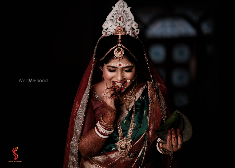Photo From INTIMATE HOME WEDDING---Photographer turns Bride!! - By Charcoal & Vermillion