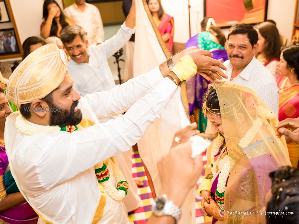 Photo From Beautiful & Intimate Covid19 Wedding at home - Charan Meghna - By The Third Eye Photography