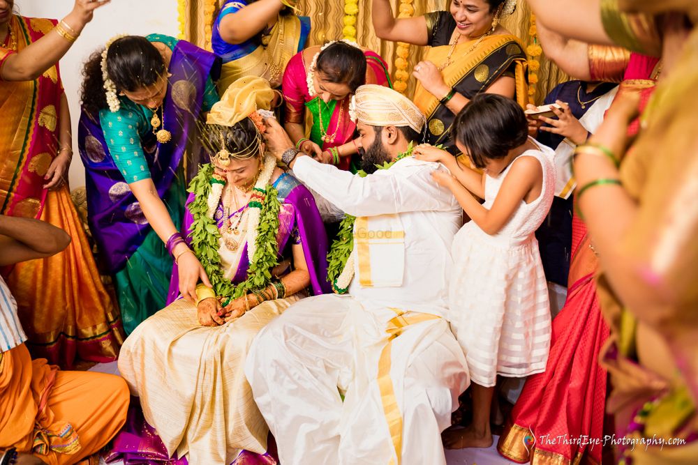 Photo From Beautiful & Intimate Covid19 Wedding at home - Charan Meghna - By The Third Eye Photography