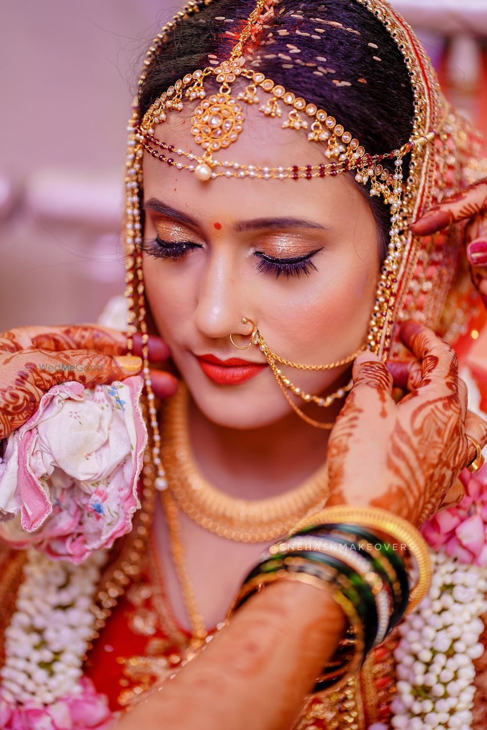 Photo From Shubha's Wedding - By Sneha SK Makeovers