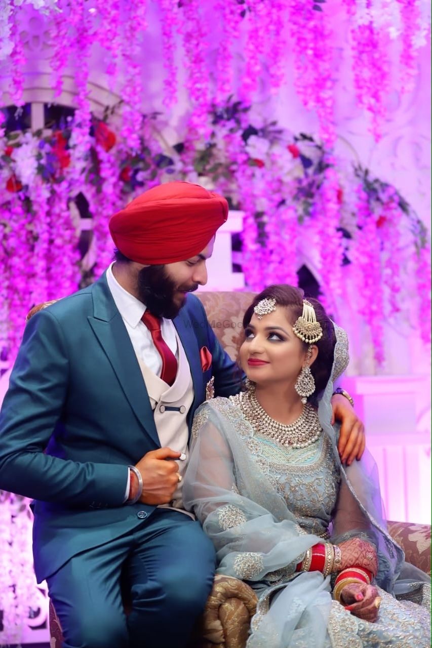 Photo From manpreet’s reception look - By Savleen Kaur Makeovers