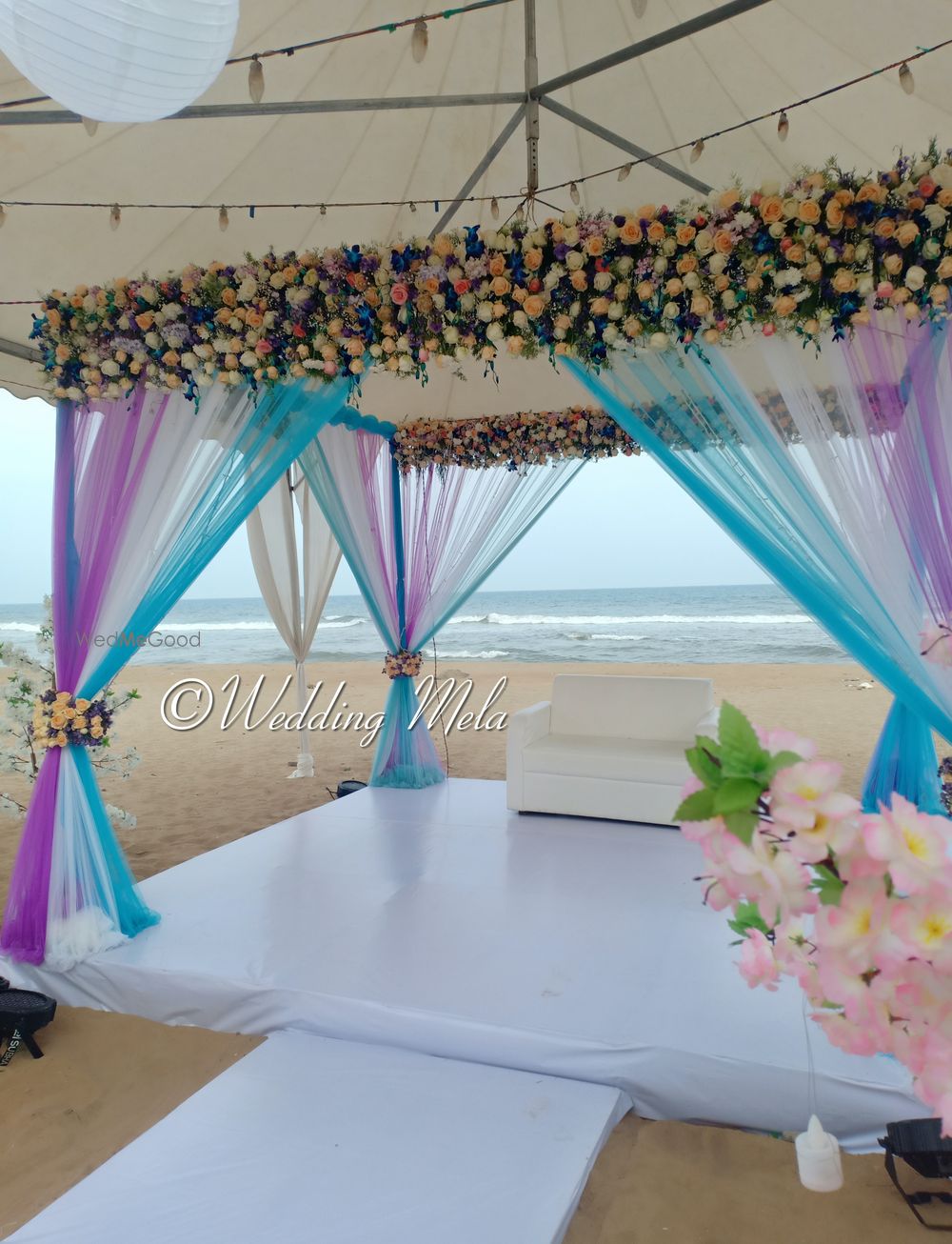 Photo From A Beautifully Lit Beach Wedding - By Wedding Mela