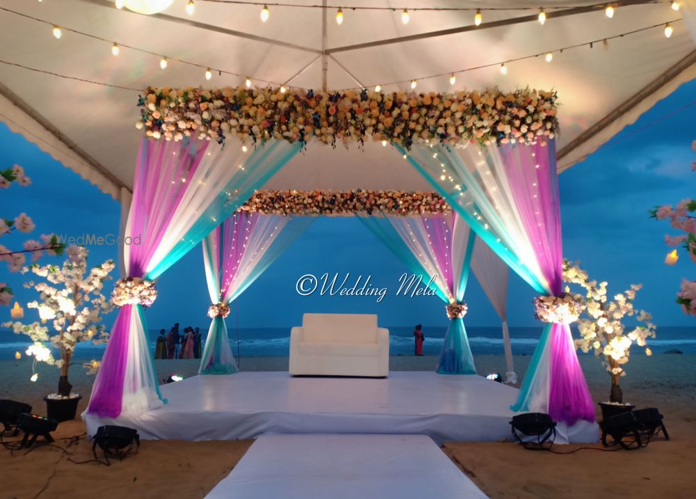 Photo From A Beautifully Lit Beach Wedding - By Wedding Mela