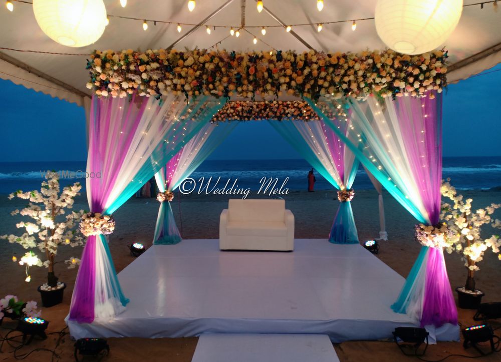 Photo From A Beautifully Lit Beach Wedding - By Wedding Mela