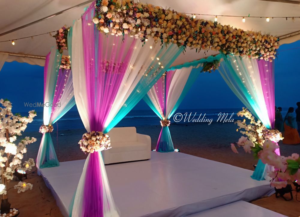 Photo From A Beautifully Lit Beach Wedding - By Wedding Mela