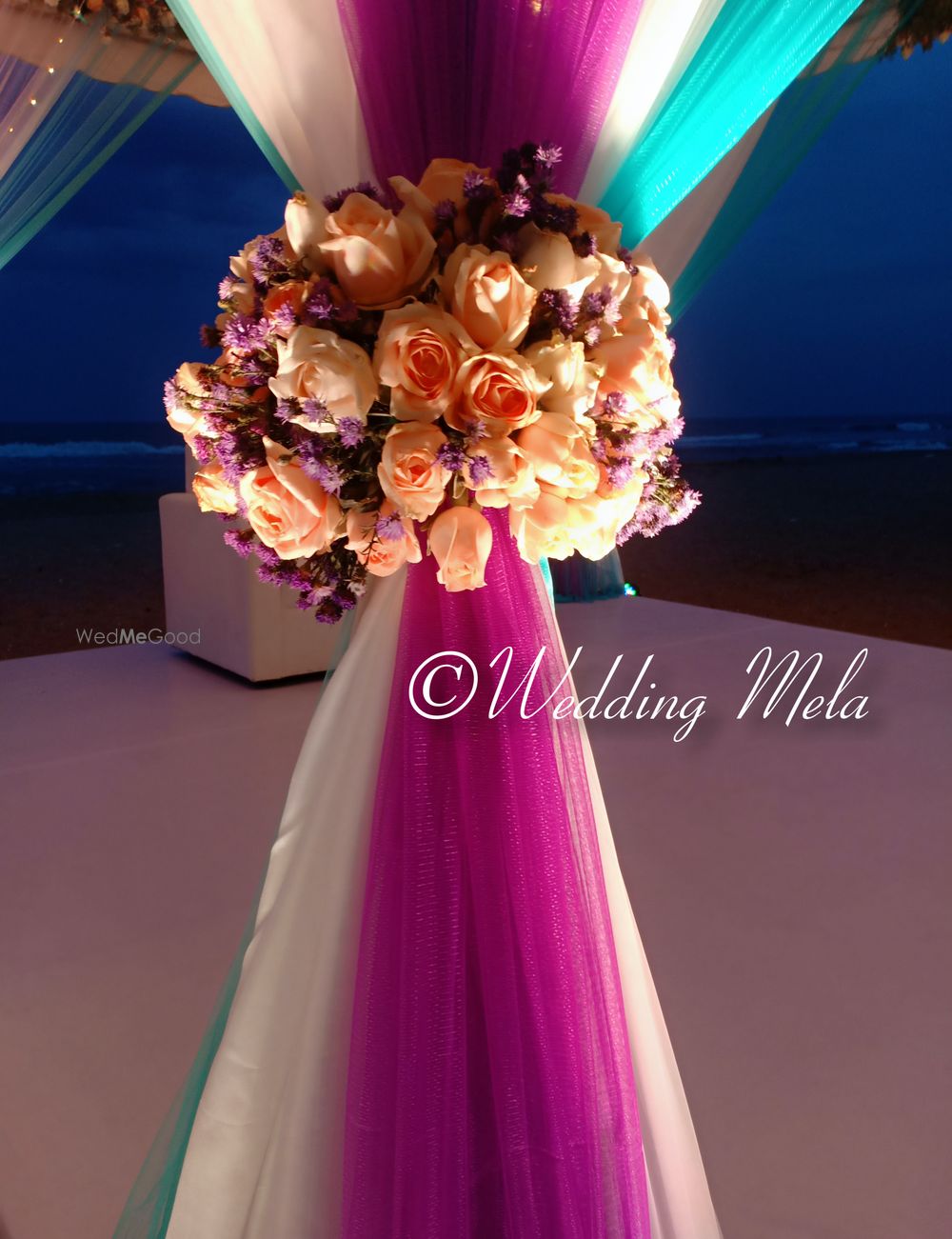 Photo From A Beautifully Lit Beach Wedding - By Wedding Mela