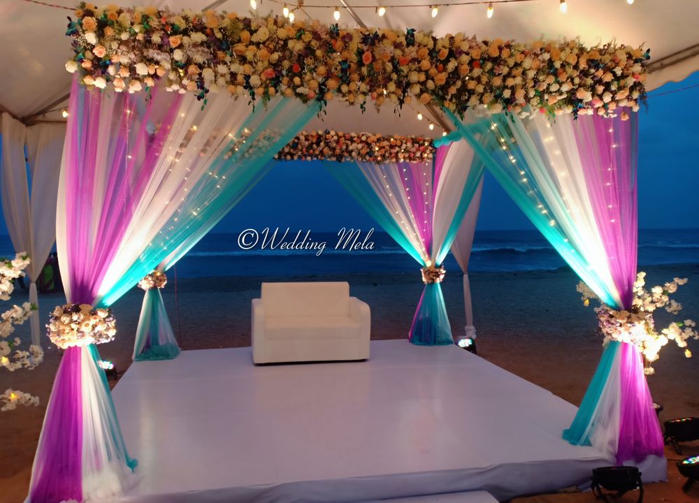 Photo From A Beautifully Lit Beach Wedding - By Wedding Mela