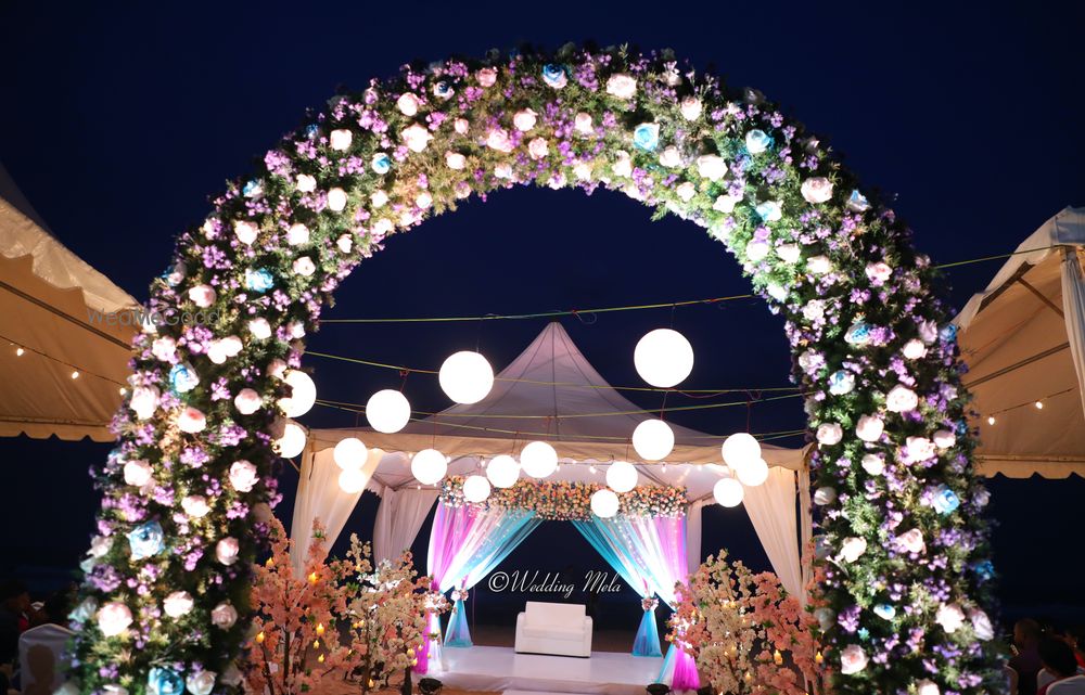 Photo From A Beautifully Lit Beach Wedding - By Wedding Mela