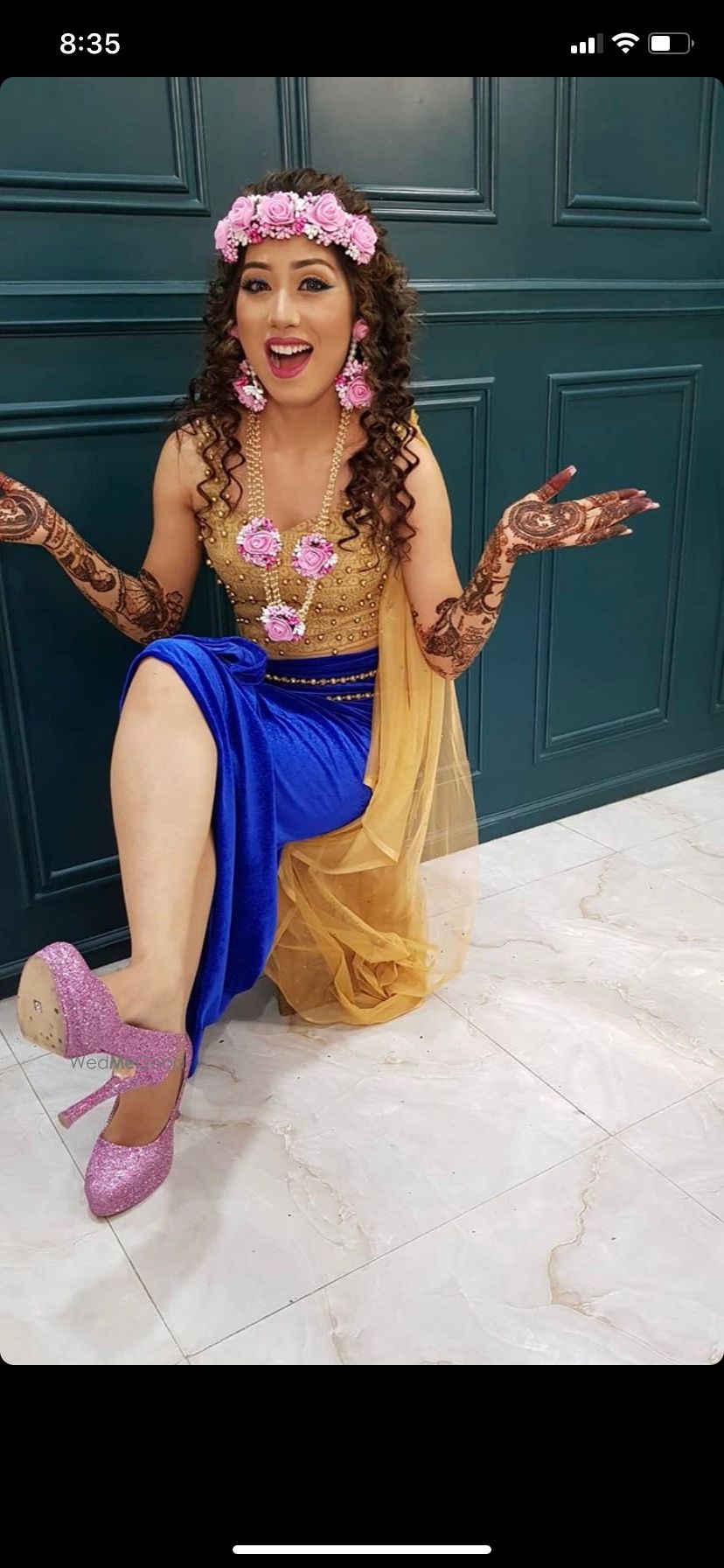 Photo From mehendi look  - By Sayoni Beauty Point Makeover