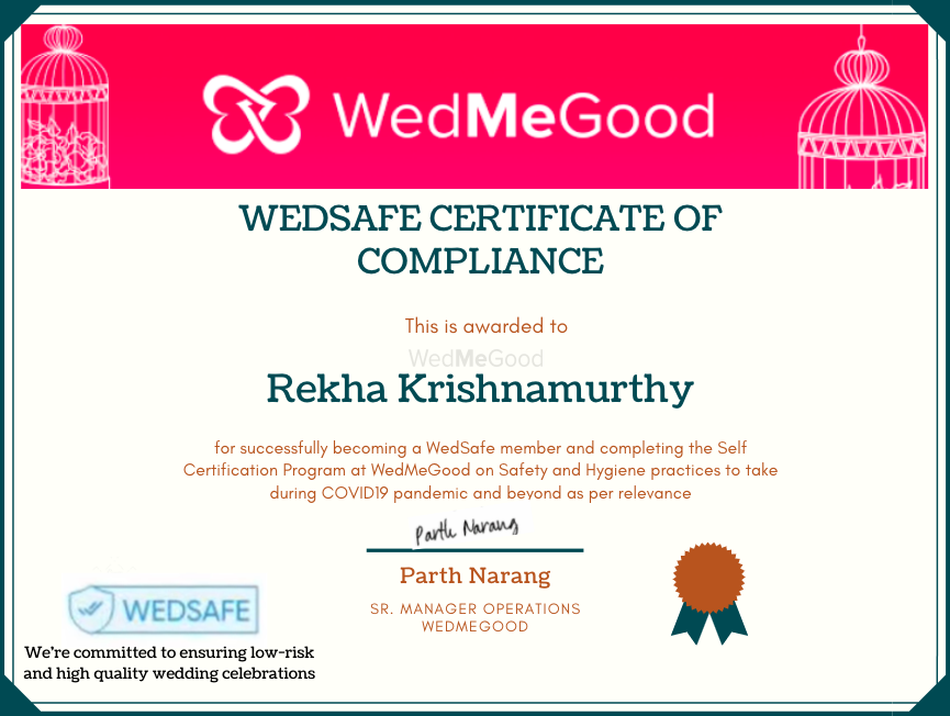 Photo From WedSafe - By Makeup by Rekha Krishnamurthy