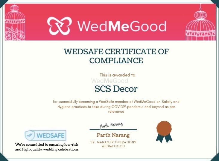 Photo From WedSafe - By SCS Decor