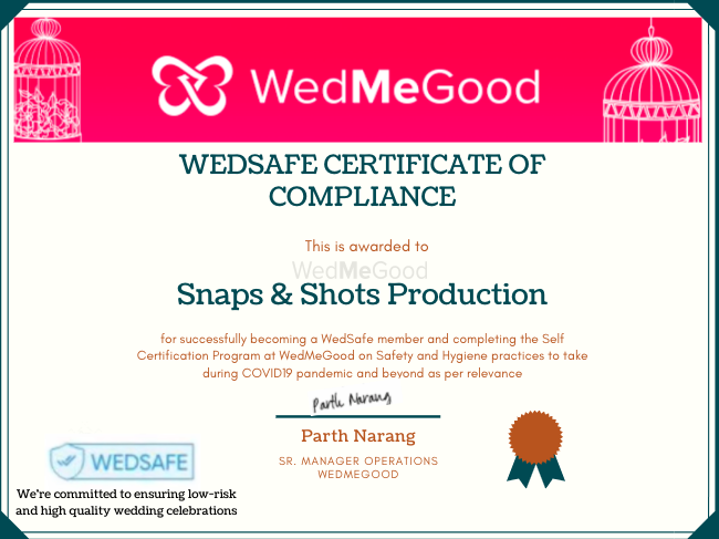 Photo From WedSafe - By Snaps & Shots Production 