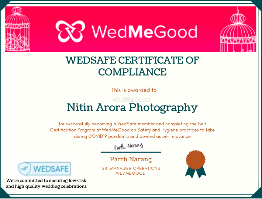 Photo From WedSafe - By Nitin Arora Photography