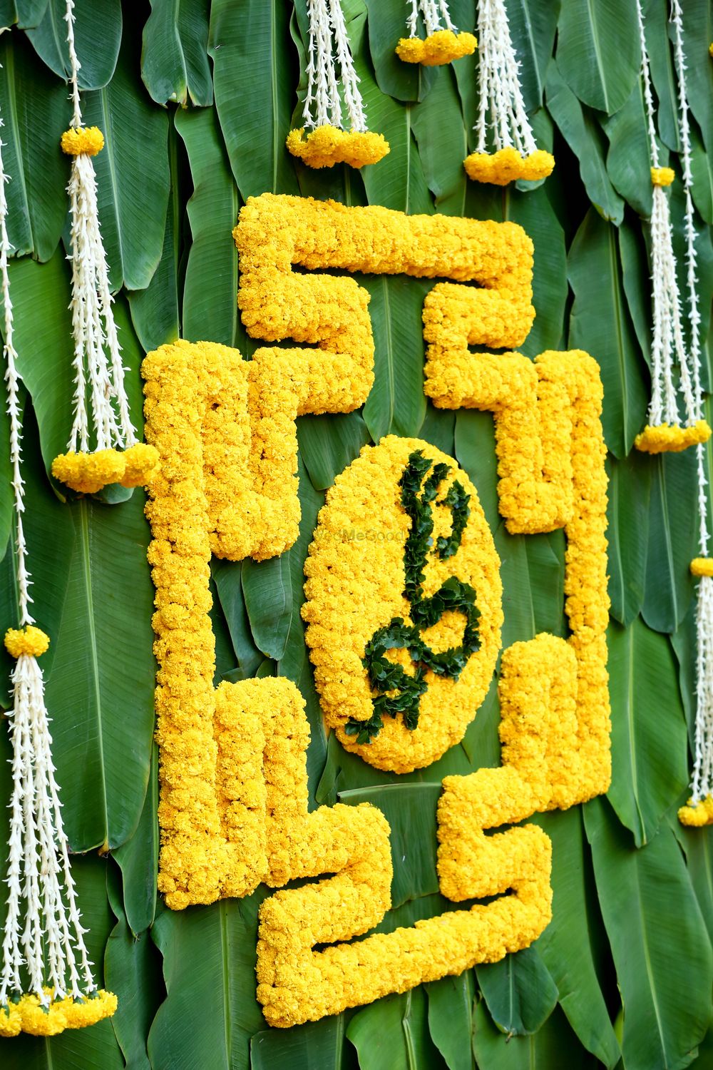 Photo of green and yellow south Indian wedding function