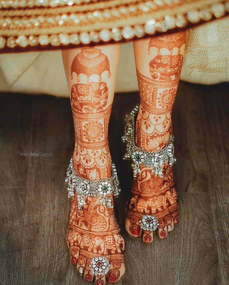 Photo From feet designs - By KP Mehandi Art