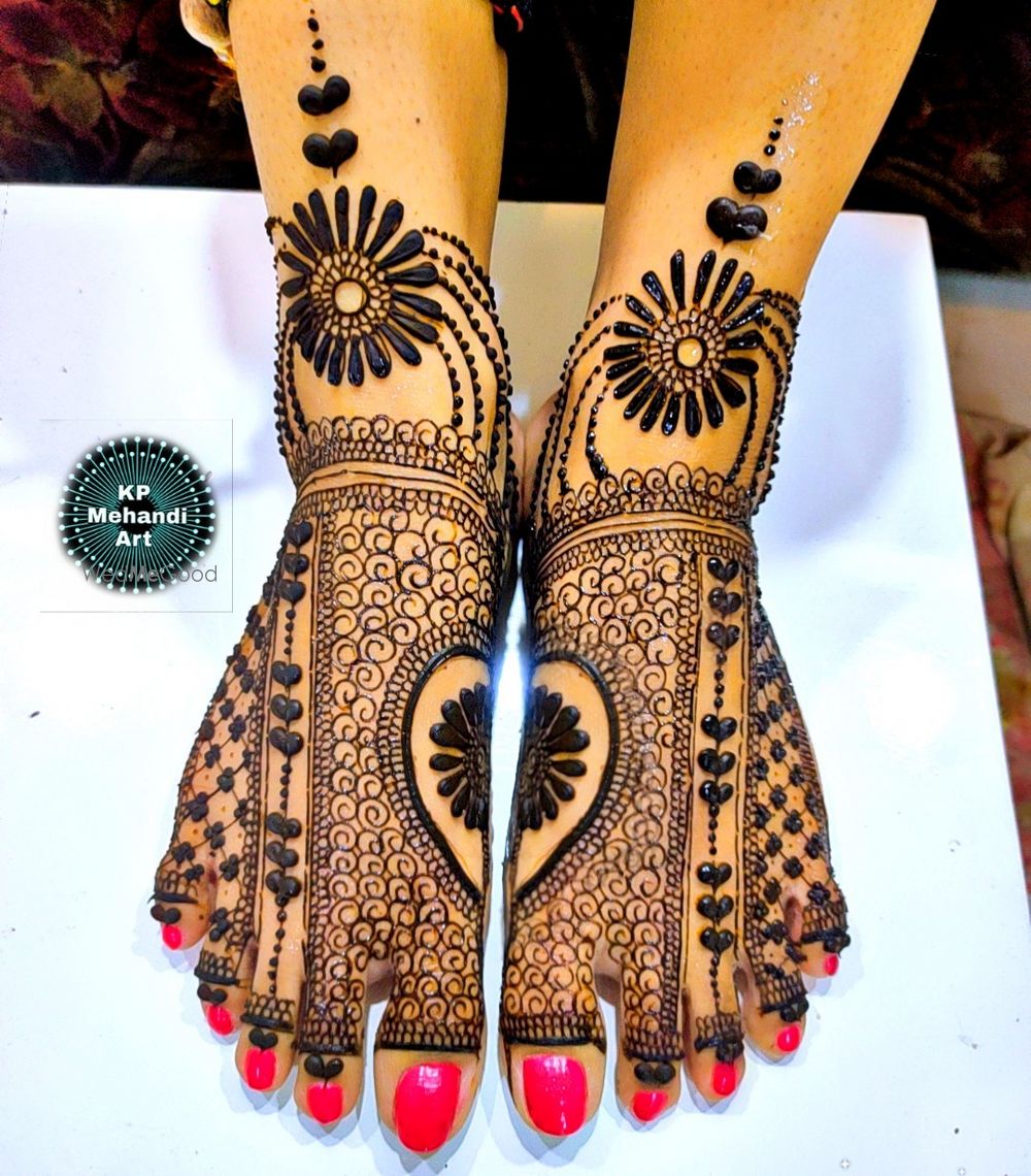 Photo From feet designs - By KP Mehandi Art