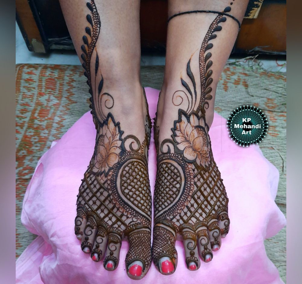 Photo From feet designs - By KP Mehandi Art