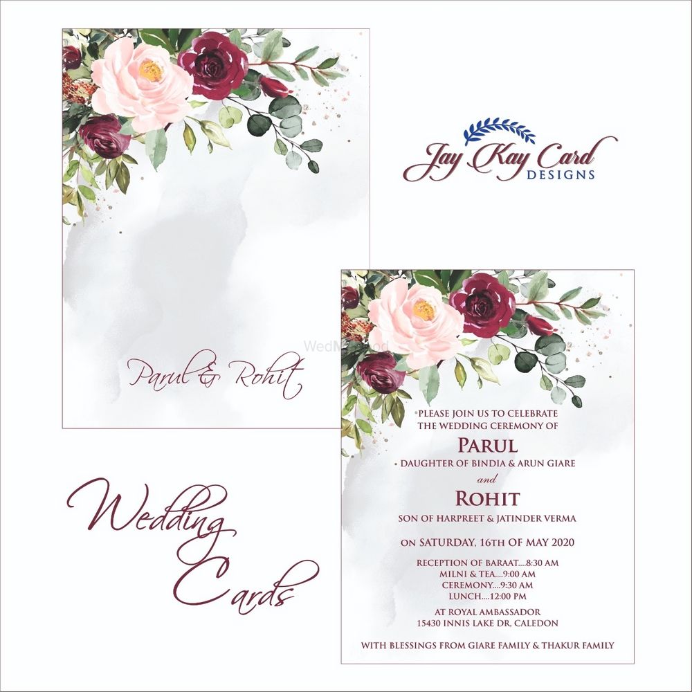 Photo From digital wedding invitation  - By Jay Kay Card Mfg Co 