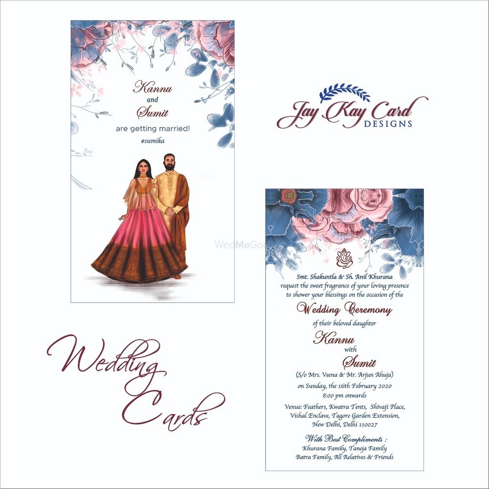 Photo From digital wedding invitation  - By Jay Kay Card Mfg Co 