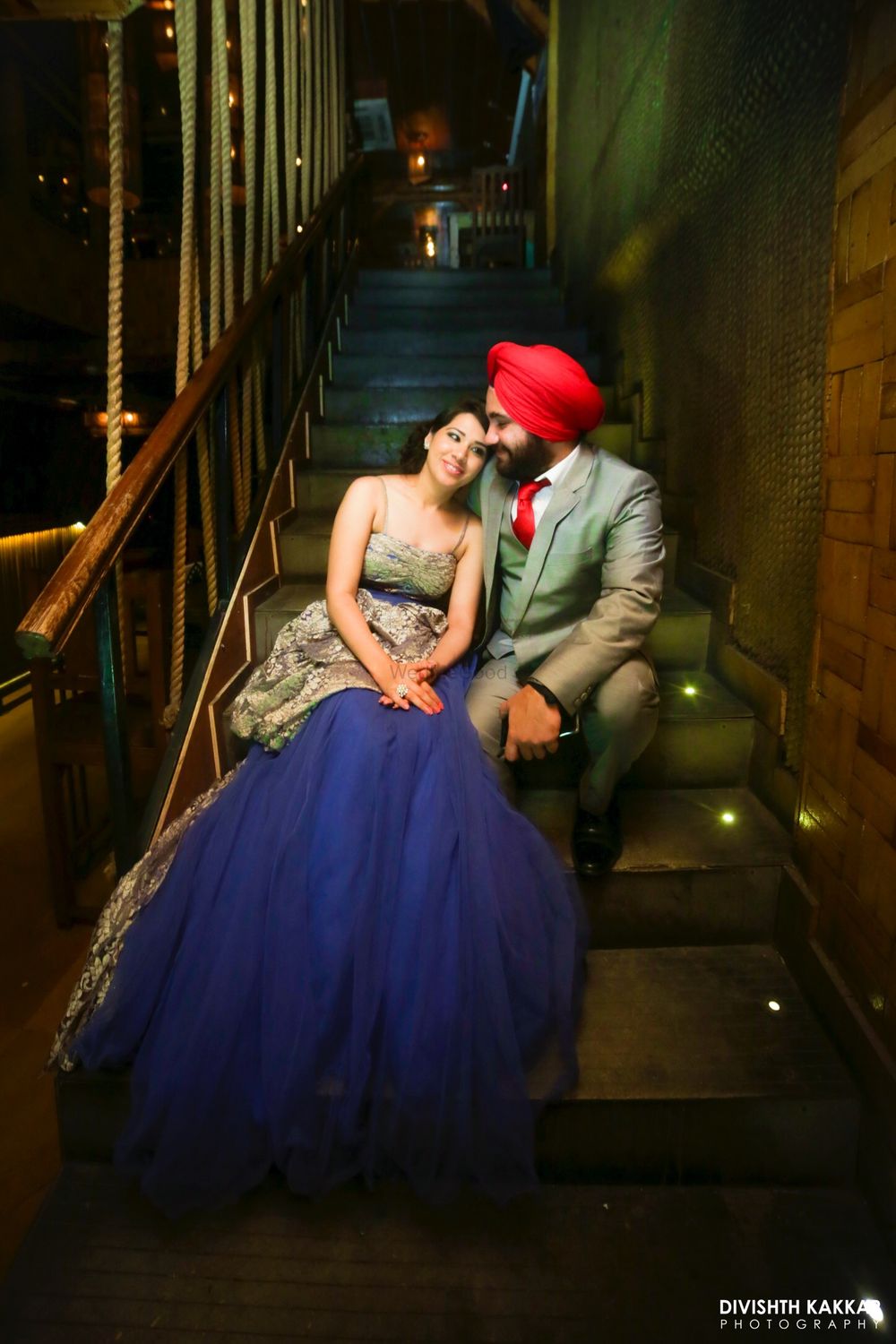 Light Blue Wedding Photoshoot & Poses Photo