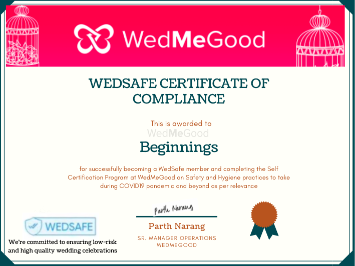 Photo From WedSafe - By Beginnings