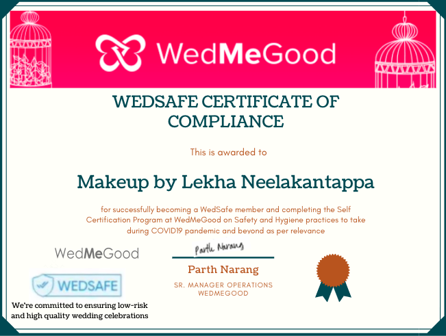 Photo From WedSafe - By Makeup by Lekha Neelakantappa