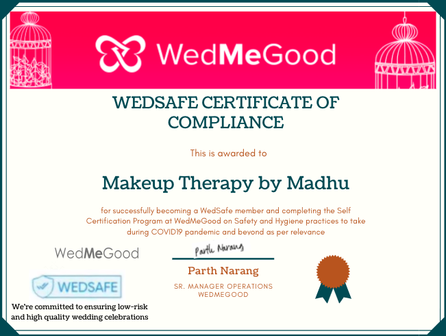 Photo From WedSafe - By Makeup Therapy by Madhu