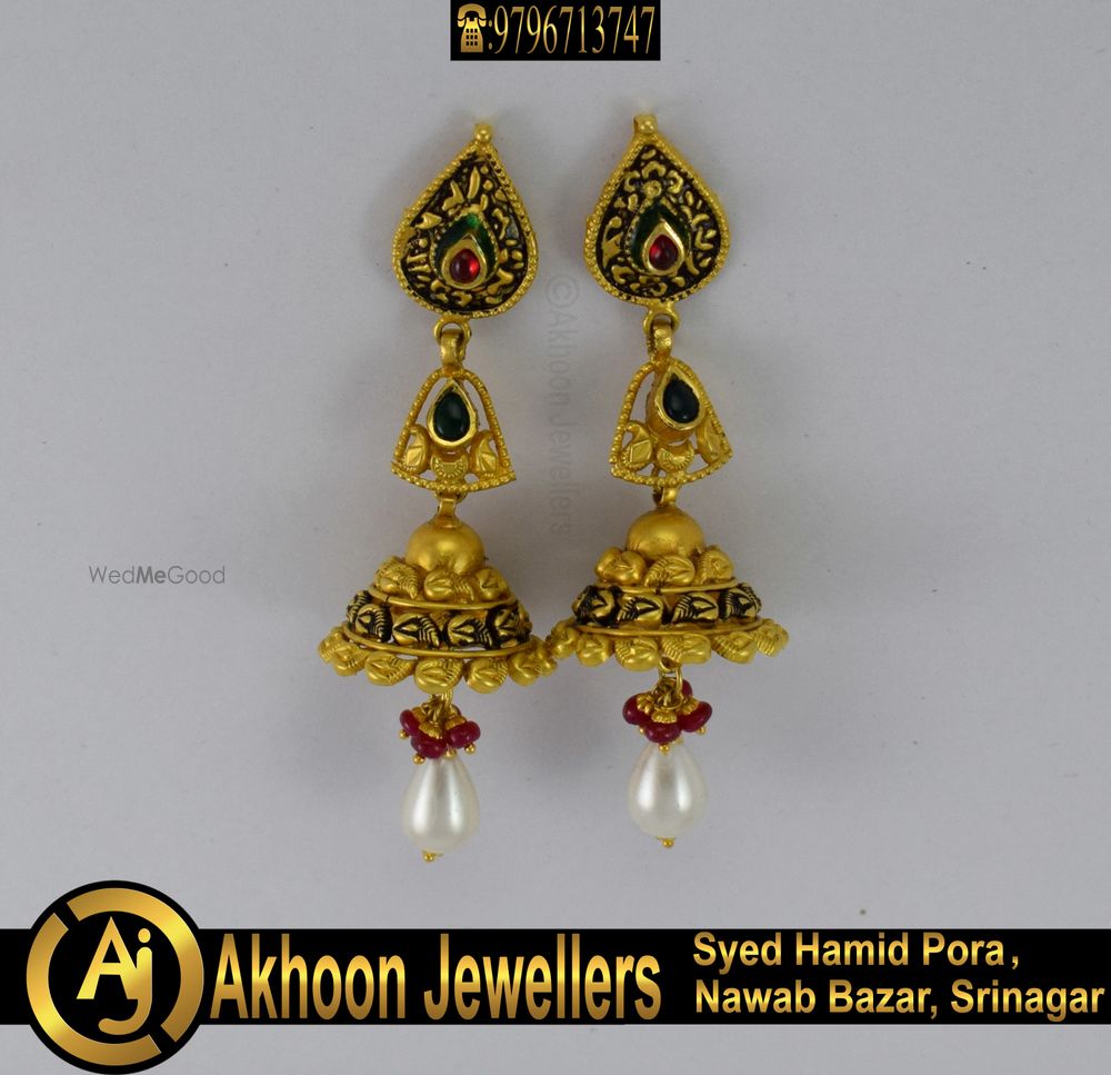 Photo From Gold Earrings - By Akhoon Jewellers